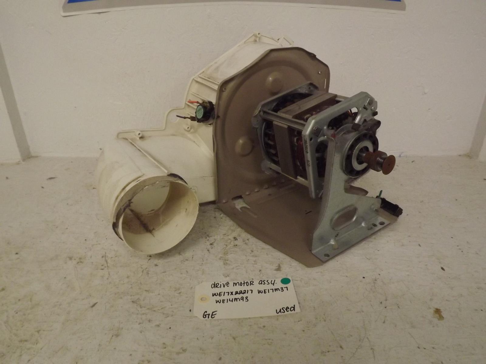 GE Dryer WE17X22217 WE17M37 WE14M93 Drive Motor Assembly Used GE Dryer WE17X22217 WE17M37 WE14M93 Drive Motor Assembly Used